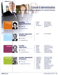   RAPPORT ANNUEL - CSFCB, 2006-2007   , page 7