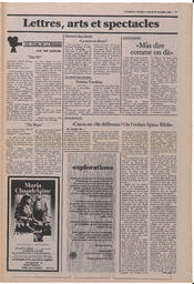 Le Soleil de Colombie, November 18, 1983, page 11