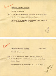 Central Creameries CPR shipping lists: 29-May-39