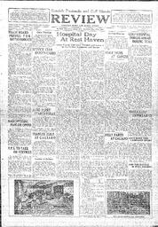 Saanich Peninsula And Gulf Islands Review Fri, August 15, 1930 (Page 1)