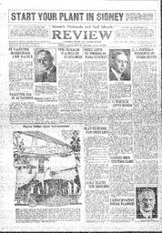 Saanich Peninsula And Gulf Islands Review Thu, February 13, 1930 (Page 1)