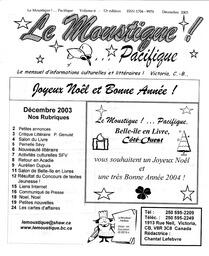  LE MOUSTIQUE PACIFIQUE, 2003   , page 1