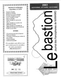   LE BASTION DE NANAIMO, 2003   , page 1
