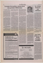 Le Soleil de Colombie-Britannique, January 24, 1997, page 6