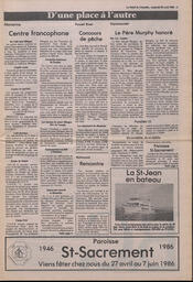 Le Soleil de Colombie, April 25, 1986, page 3