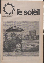 Le Soleil de Vancouver, March 3, 1972, page 1