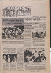 Le Soleil de Colombie, July 4, 1980, page 1