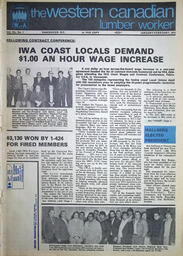   The Western Canadian Lumber Worker, Vol. XL No. 1, Jan.-Feb. 1972   , page 1