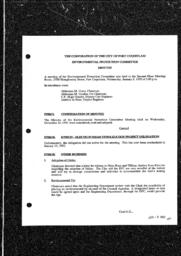 1992-01-08 - City of Port Coquitlam - Environmental Protection Committee - Minutes