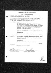 1992-02-17 - City of Port Coquitlam - Parks & Recreation Committee - Agenda and Minutes