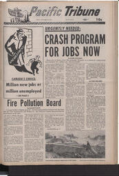   The Pacific Tribune - Friday, September 25, 1970   , page 1
