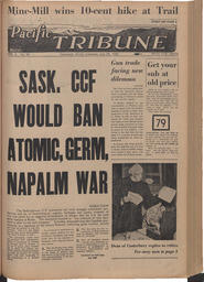   The Pacific Tribune - Friday, July 25, 1952   , page 1