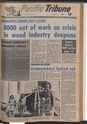   The Pacific Tribune - Friday, August 30, 1974   , page 1