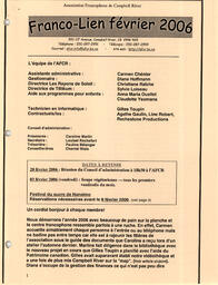   LE FRANCO-LIEN, 2006   , page 1