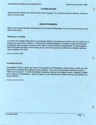   LE FRANCO-LIEN, 2005   , page 6