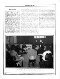   RAPPORT ANNUEL - FFCB, 1991-1992   , page 4