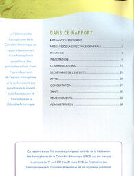   RAPPORT ANNUEL - FFCB, 2011-2012   , page 2
