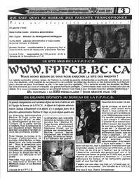   INFO-PARENTS COLOMBIE-BRITANNIQUE, 2001   , page 3