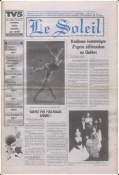 Le Soleil de Colombie-Britannique, April 12, 1996, page 1