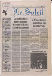 Le Soleil de Colombie-Britannique, January 10, 1997, page 1