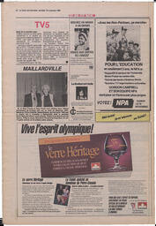 Le Soleil de Colombie, November 18, 1988, page 36