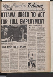   The Pacific Tribune - Friday, November 17, 1972   , page 1