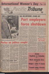   The Pacific Tribune - Friday, March 7, 1975   , page 1