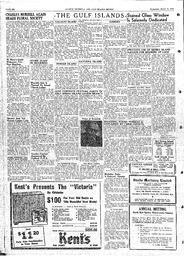 Saanich Peninsula And Gulf Islands Review Wed, March 19, 1952 (Page 6)