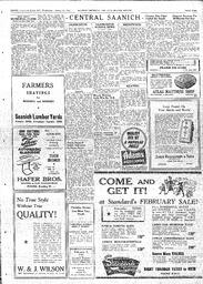 Saanich Peninsula And Gulf Islands Review Wed, January 31, 1951 (Page 3)