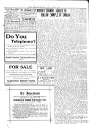 Sidney And Islands Review Thu, November 9, 1916 (Page 3)