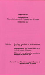   DANS L'CADRE, 1990   , page 3
