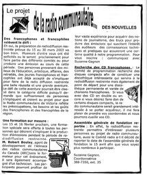   LE RÉVERBÈRE, 2003   , page 10
