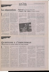 Le Soleil de Colombie-Britannique, February 13, 1998, page 13