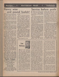   The Pacific Tribune - Thursday, December 24, 1959   , page 4