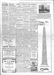 Saanich Peninsula And Gulf Islands Review Wed, November 8, 1950 (Page 12)