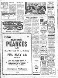 Saanich Peninsula And Gulf Islands Review Wed, May 9, 1945 (Page 6)
