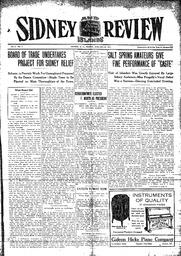 Sidney And Islands Review Fri, January 15, 1915 (Page 1)