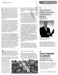  LE JOURNAL DU CSF, 2007   , page 3