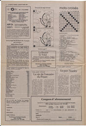Le Soleil de Colombie, July 27, 1984, page 2