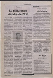 Le Soleil de Colombie, September 13, 1991, page 2