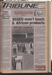   The Pacific Tribune - Wednesday, September 3, 1986   , page 1