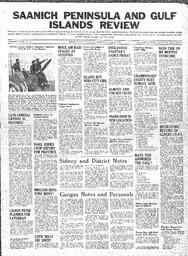Saanich Peninsula And Gulf Islands Review Wed, August 12, 1942 (Page 1)