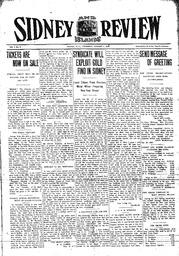Sidney And Islands Review Wed, January 6, 1915 (Page 1)