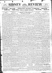 Sidney And Islands Review Thu, June 21, 1923 (Page 1)