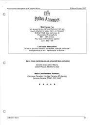   LE FRANCO-LIEN, 2007   , page 11