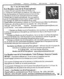   LE MOUSTIQUE PACIFIQUE, 2001   , page 19
