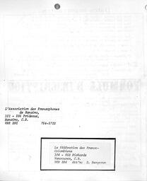   LE BASTION DE NANAIMO, 1985   , page 24