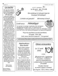   L'ANSE-AU-SABLE, 2002   , page 4