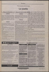 Le Soleil de Colombie, July 10, 1992, page 11