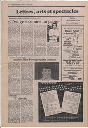 Le Soleil de Colombie, September 21, 1984, page 14